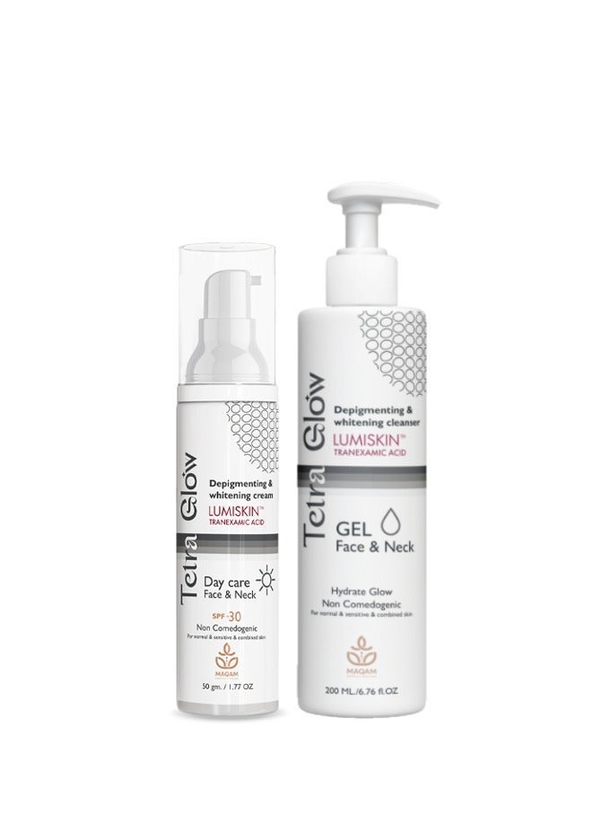 Tetra Glow Day Care Set & Tetra Glow Face Whitening Night Cream 30 gm Bundle - Image 2